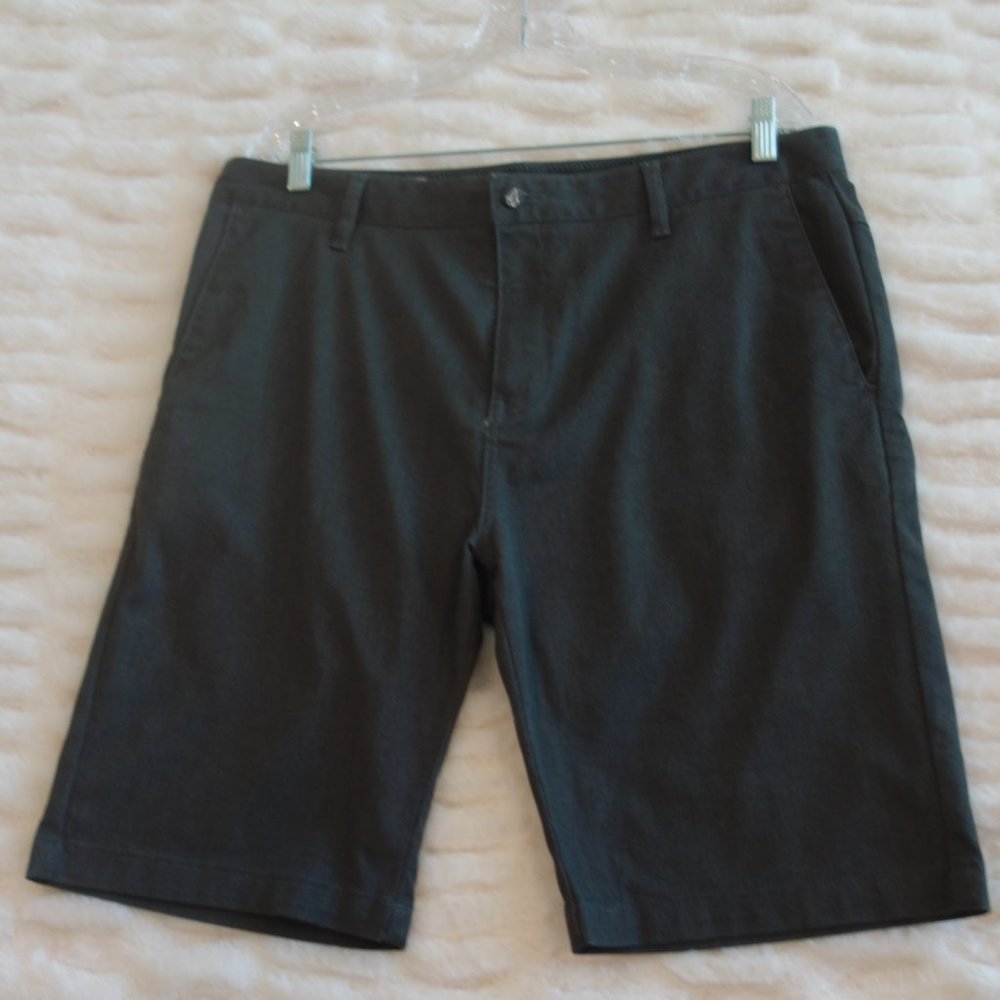 Men's Gray Volcom Dress Shorts Size 34 - Picture 5 of 12